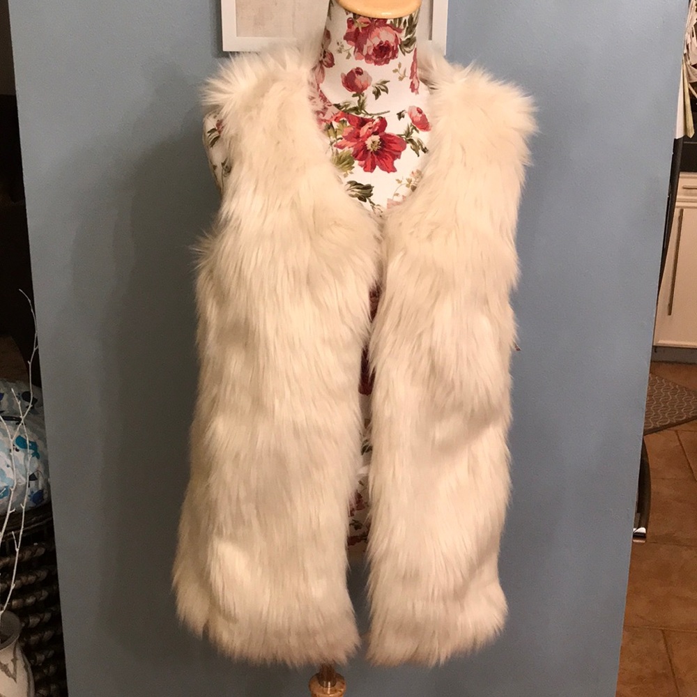 Faux fur vest